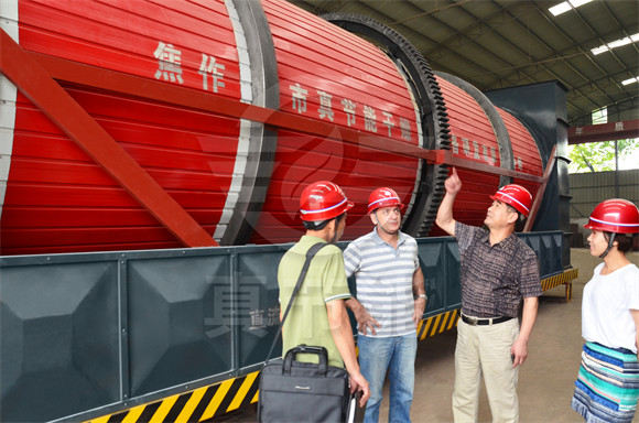醬油渣烘干機運行現場 醬油渣烘干機運行現場