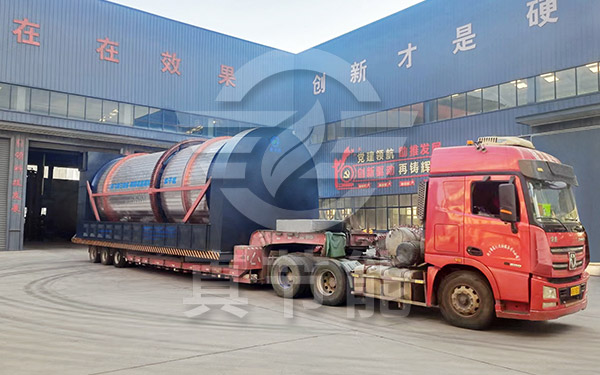 甘蔗渣烘干機(jī)發(fā)貨現(xiàn)場