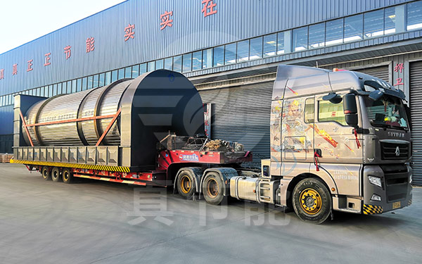 酒精渣烘干機運輸現(xiàn)場